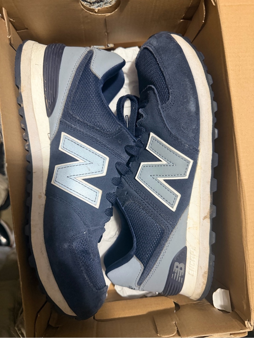 New Balance Navy and Light Blue Men's Running Sneakers